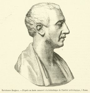 Bartolomeo Borghesi (gravura) de French School