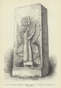 Baixo-relevo, Parsargadae, Altura da figura, 3 m de French School