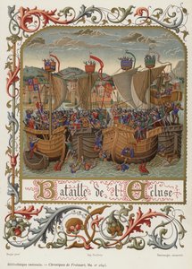 Batalha da fechadura (chromolitho) de French School