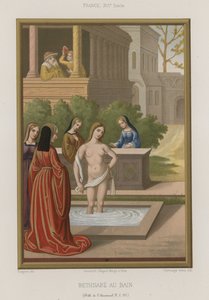 Banho de Bathsheba de French School