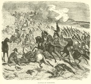 Batalha de Borodino (gravura) de French School
