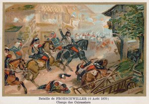 Batalha de Froeschwiller, Carga dos Cuirassiers de French School