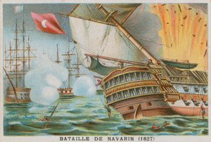 Batalha de Navarino, 1827 de French School