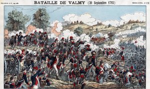 Batalha de Valmy em 20 de setembro de French School