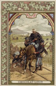 Batalha de Velestino, Guerra Greco-Yurkish, 28 de abril de 1897 de French School