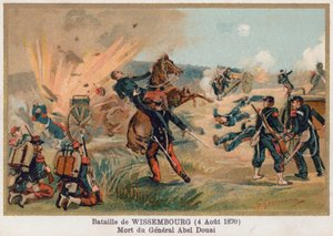 Batalha de Wissembourg, a morte do general Douay de French School