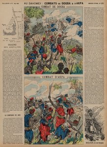 Batalhas de Dogba e Akpa, Daomé, Segunda Guerra Franco-Daomeana, 1892 de French School