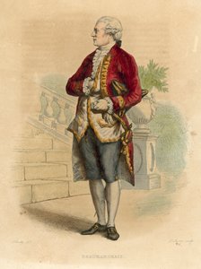Beaumarchais (gravura colorida) de French School