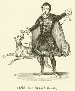 Bebe, anão do Rei Stanislas (gravura) de French School