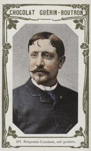 Benjamin Constant, pintor (foto colorida) de French School