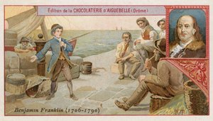 Benjamin Franklin, cientista americano, inventor e político