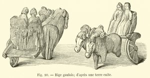 Bige gaulês; dapres uma terracota de French School