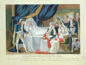 Nascimento de Napoleão II, rei de Roma, 20 de março de 1811 de French School