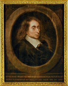 Blaise Pascal ... (óleo sobre tela) de French School
