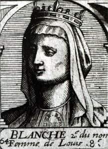 Blanche de Castela (1188-1252) Rainha da França de French School