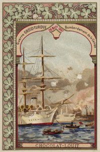 Bombardeio de Chania, Creta, Guerra Greco-Turca, 28 de março de 1897 de French School