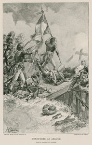 Bonaparte na Arcole de French School