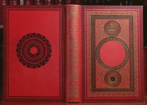 Capa de livro de North Against South por Jules Verne (1828-1905) (couro) de French School