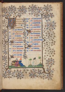 Livro de Horas, Adicionar MS 32454 f.2r, França de French School