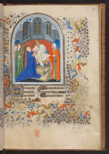 Livro de Horas, Acrescentar MS 32454 f.38r, França de French School