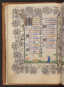 Livro de Horas, Adicionar MS 32454 f.5v, França de French School