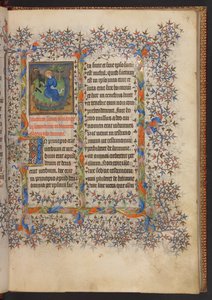 Livro de Horas, Adicionar MS 32454 f.9r, França de French School