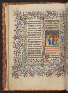Livro de Horas, Adicionar MS 32454 f.9v, França de French School