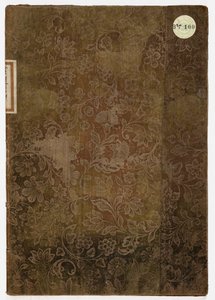 Livro da Etiqueta do Palácio Ducal de Lucca, Lucca, 1805 (bordados têxteis e papel) de French School