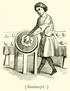 Boulanger (gravura) de French School