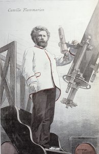 Camille Flammarion (1842-1925) de The Illustre Review, publicado em janeiro de 1891 de French School