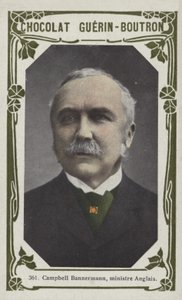 Campbell Bannermann, ministro inglês (foto colorida)