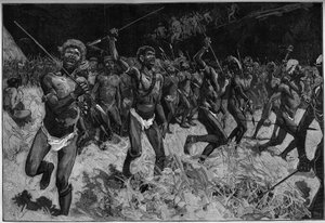 Revolta de Canaque na Nova Caledónia de French School
