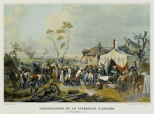 Capitulação da Cidadela de Antuérpia (Flandres, Bélgica), 29 de Novembro de 1792. de French School