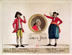 Caricatura de Luís XVI, Luís, o Faux, de The Pere Duchesne, junho de 1791 de French School