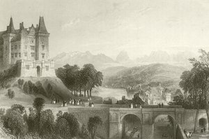 Castelo de Pau, terra natal do rei Henrique IV de French School