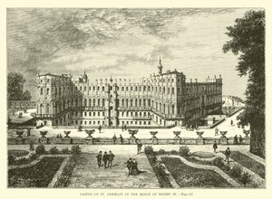 Castelo de St Germain no reinado de Henrique IV de French School