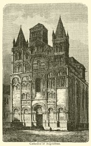 Catedral de Angouleme (gravura) de French School