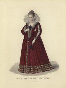Catherine Henriette de Balzac d&39;Entragues, Marquesa de Verneuil, senhor do rei Henrique IV da França