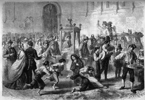 Rito Católico - Baptema - Nápoles, Itália de French School
