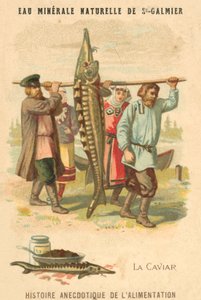 Caviar (chromolitho) de French School