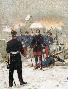 Cemitério de Loigny em 2 de dezembro de French School
