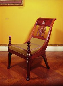 Cadeira, Primeiro Estilo Império, 1810 (madeira)