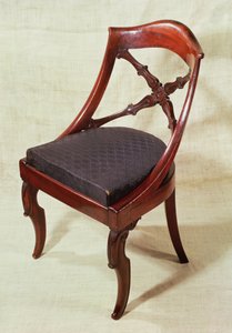 Cadeira, período Louis-Philippe (madeira)