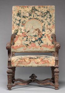 Cadeira, fabricante Savonnerie Factory, antes de 1717 de French School