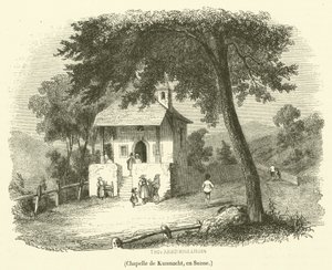 Chapelle de Kussnacht, en Suisse (gravura) de French School