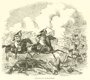 Carga de Cuirassiers (gravura) de French School