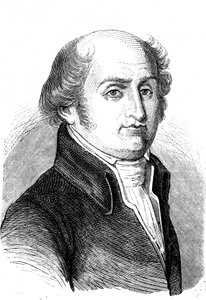 CharlesGilbert ROMME (1750-1795), matemático, revolucionário e político francês. Gravura de 1868 de French School