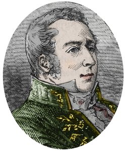 Charles Augustin (Charles-Augustin) Coulomb (1736-1806), cientista, engenheiro, físico - Gravura em "Sciences à la gratete de tous - physics et chimie populaires" de Alexis Clerc - Final do século XIX - Colecção privada de French School
