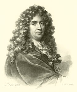 Charles Le Brun, retrato (gravura) de French School
