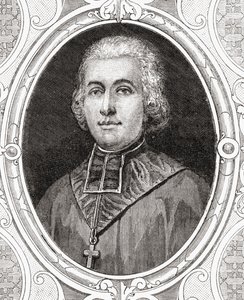 Charles Maurice de Talleyrand-Perigord, de "História da Revolução Francesa" por Louis Blanc (1811-82) de French School